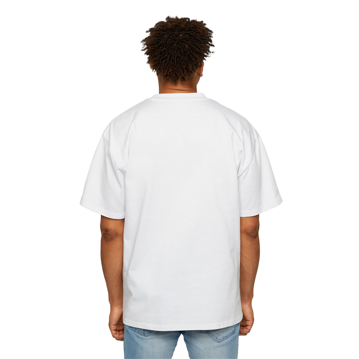 Men's Heavy Oversized Tee - Mizcasso Summer Time Cuffing Graphic