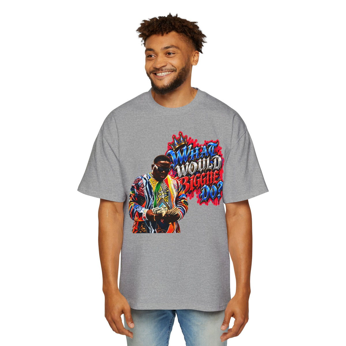 Hip-Hop Tribute Tee — "What Would Biggie Do" Graphic T-Shirt