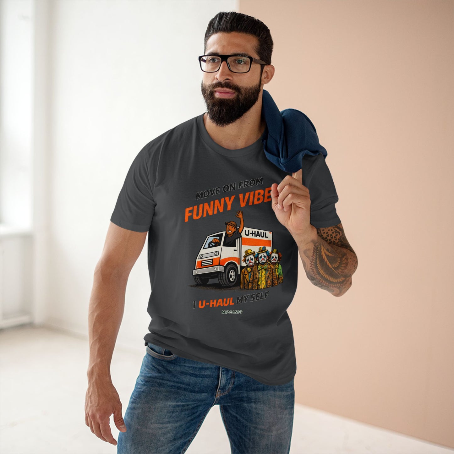 Funny Vibes U-Haul Tee — "Move On From Funny Vibes, I U-Haul My Self" Graphic T-Shirt