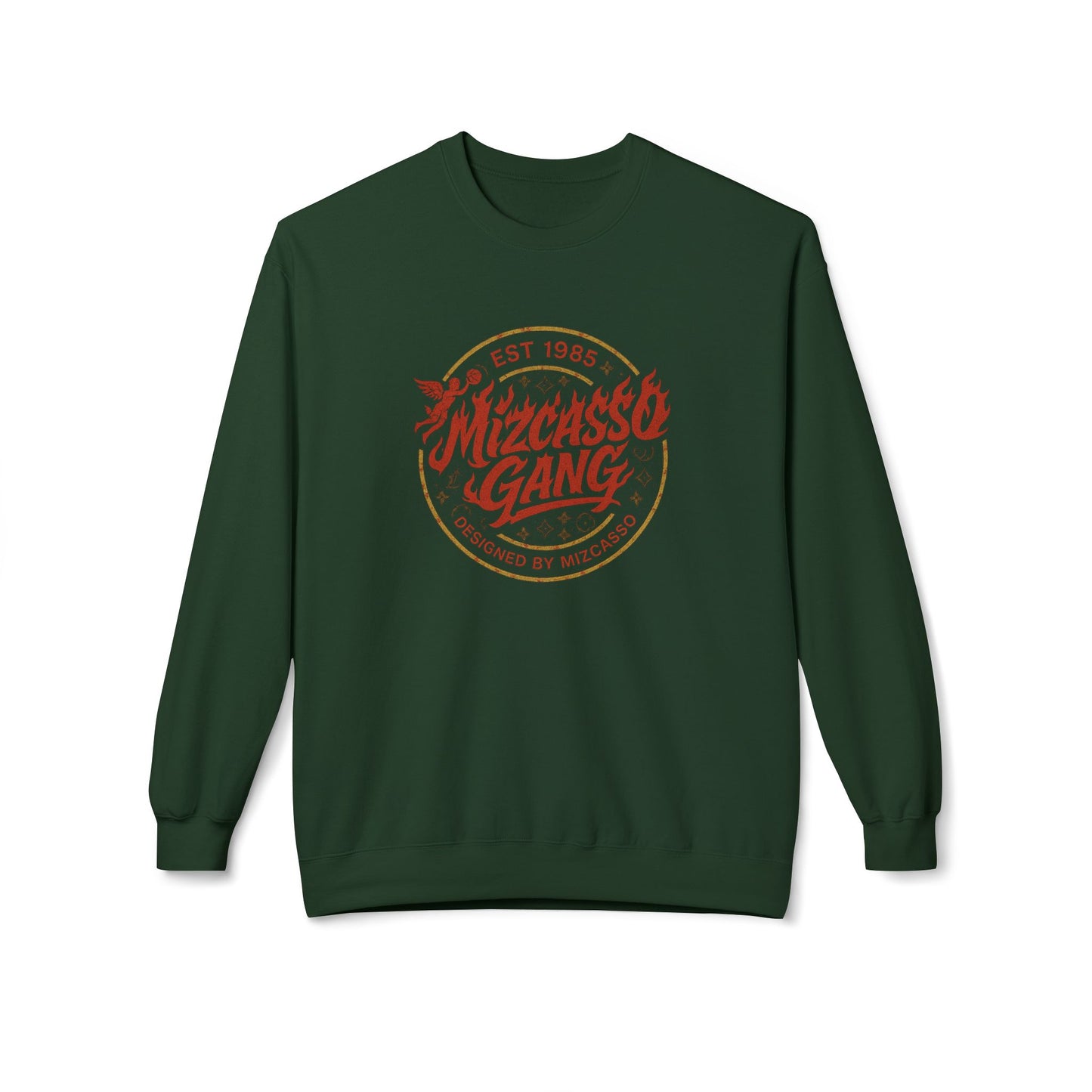 Vintage Mizcasso Gang Unisex Crewneck Sweatshirt - Soft & Stylish