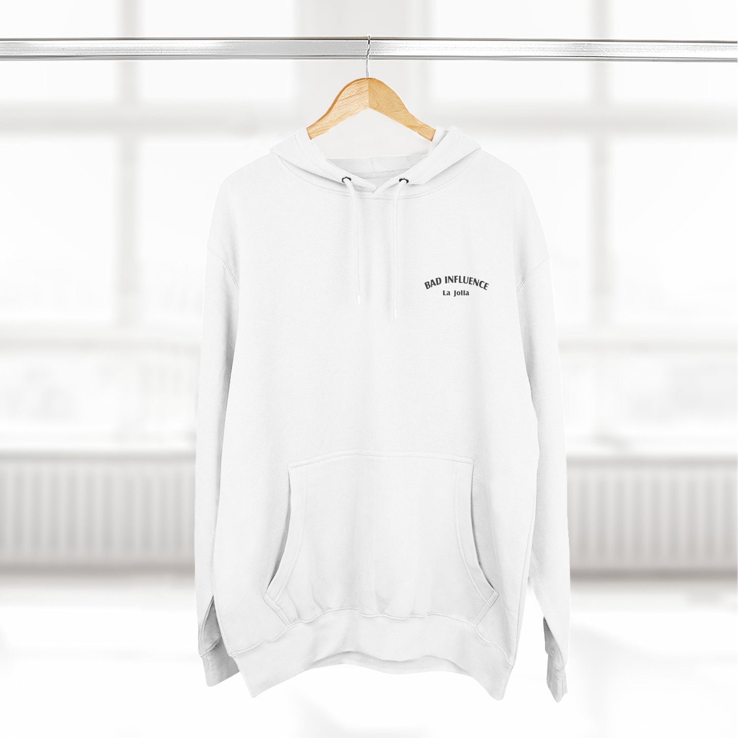 Bad influence Boat Graphic Hoodie — "Bad Influence" La Jolla Yacht Crewneck
