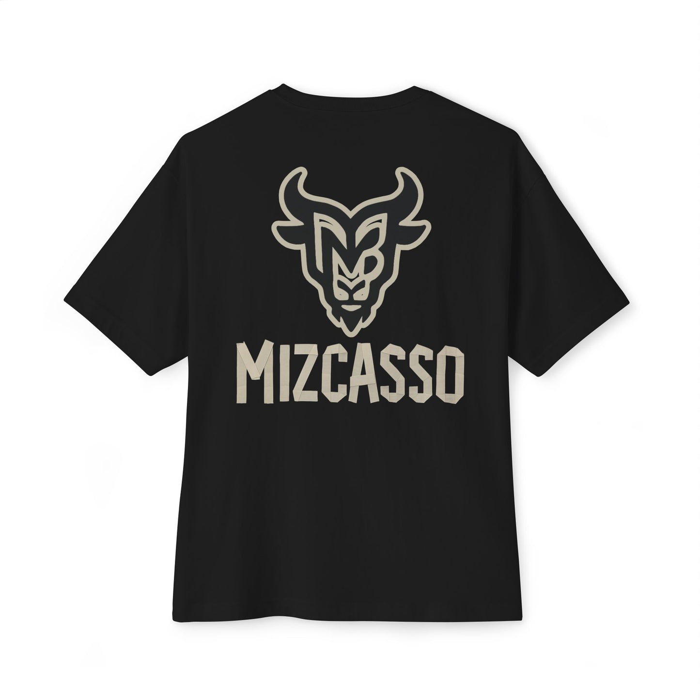 Mizcasso Boxy Tee - Unisex Oversized Graphic T-Shirt for Casual Style