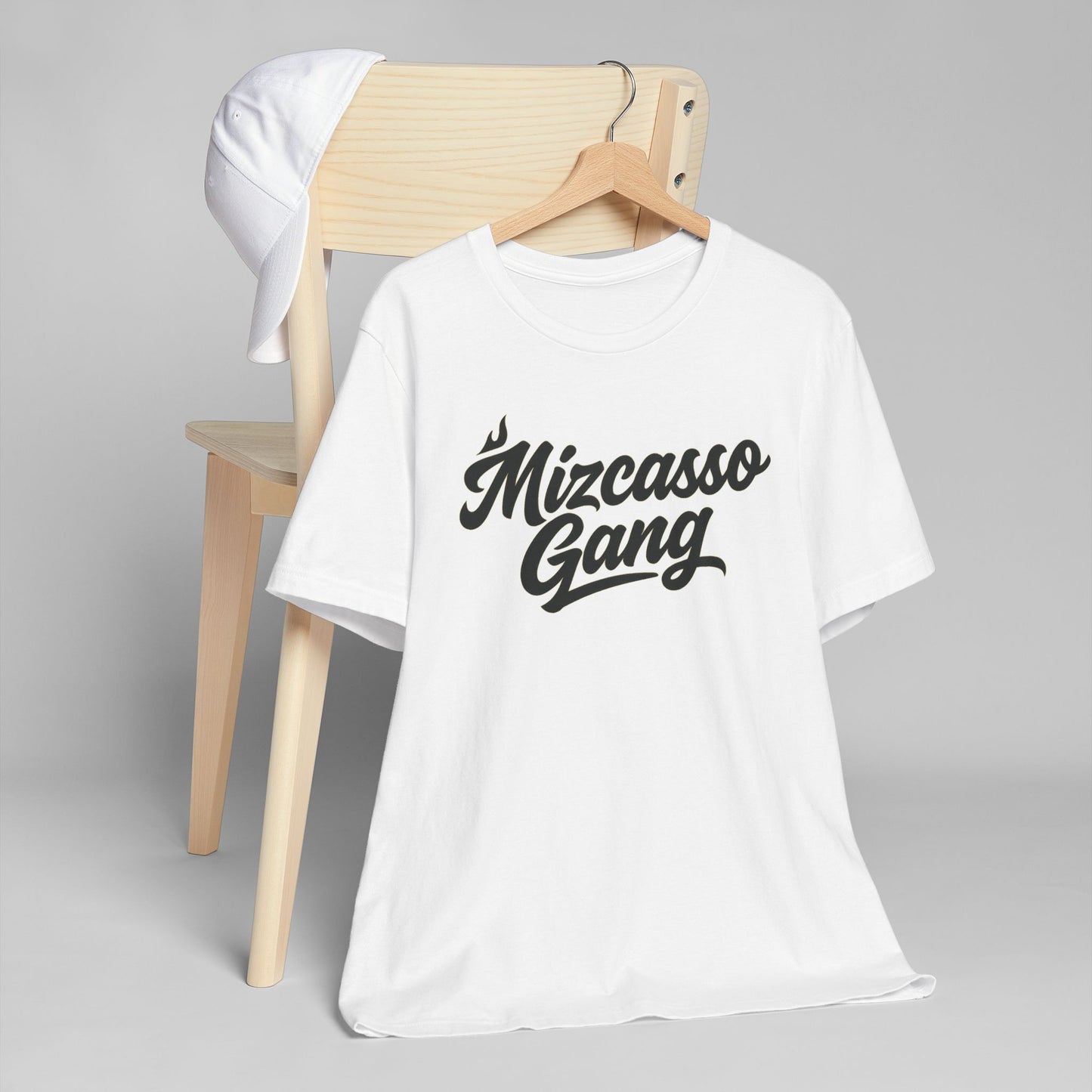 Mizcasso Gang Unisex Jersey T-Shirt - Trendy Graphic Tee for Casual Style
