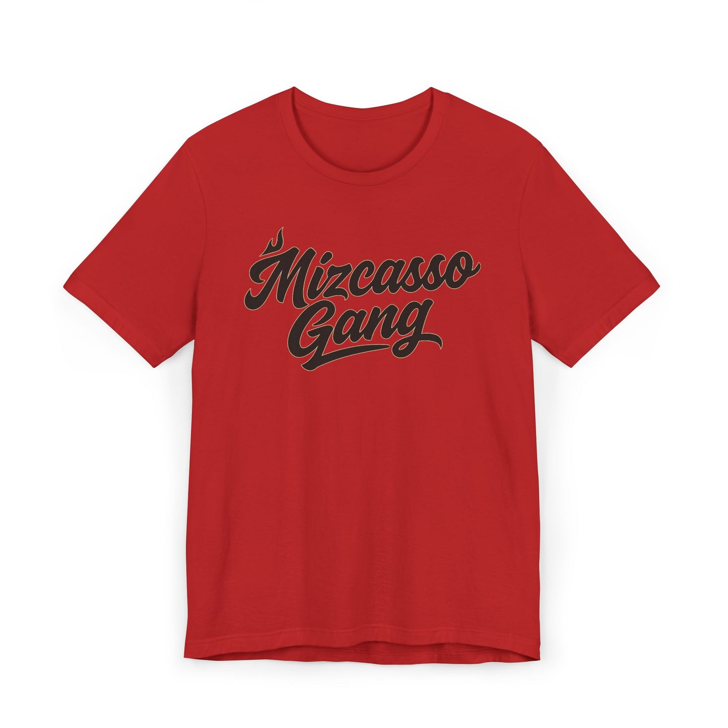 Mizcasso Gang Unisex Jersey T-Shirt - Trendy Graphic Tee for Casual Style