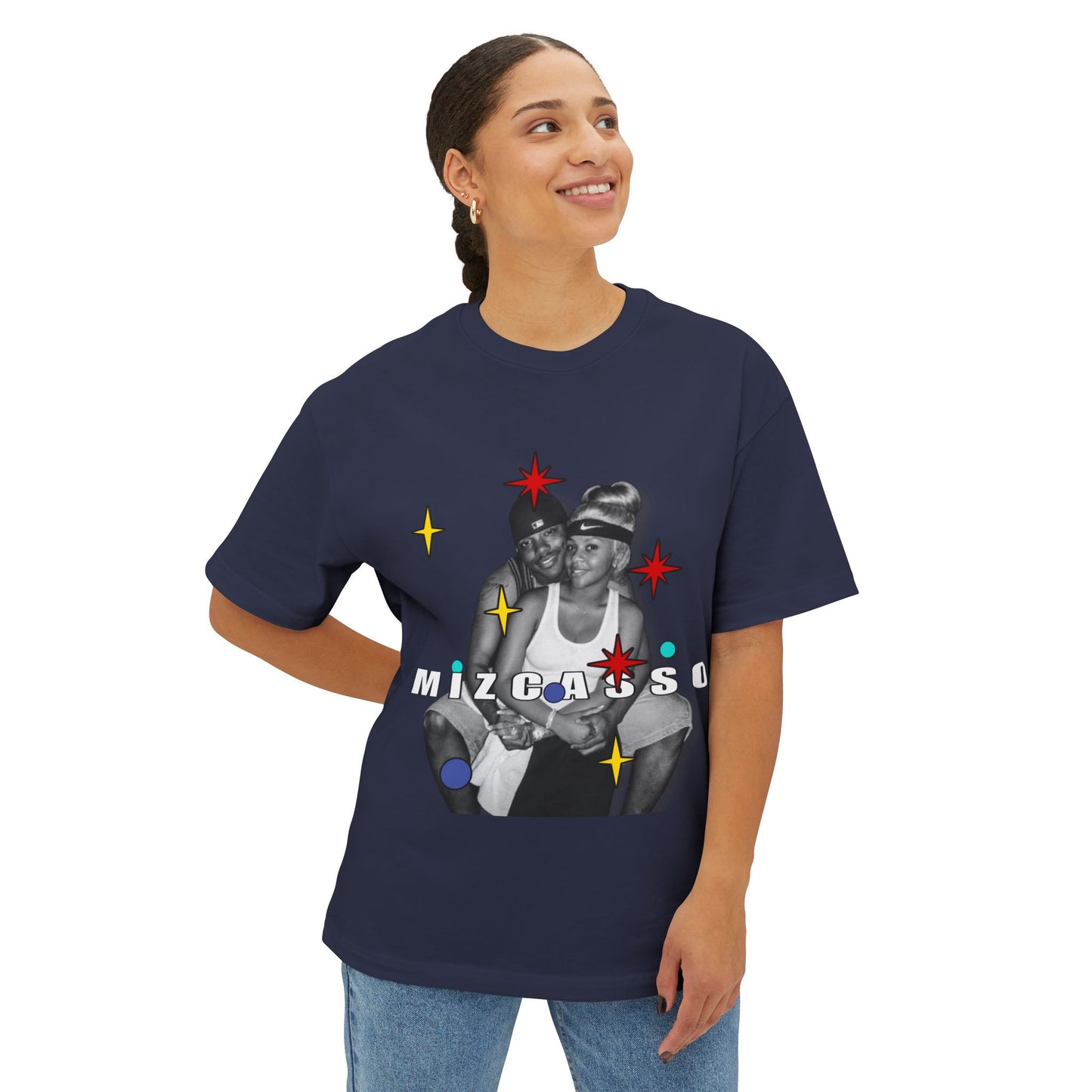 Retro Graphic Unisex Oversized Tee - Fun & Stylish Casual Wear
