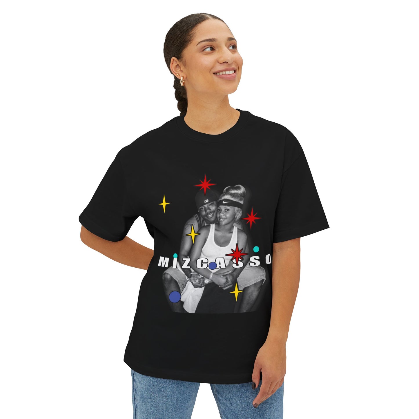 Retro Graphic Unisex Oversized Tee - Fun & Stylish Casual Wear