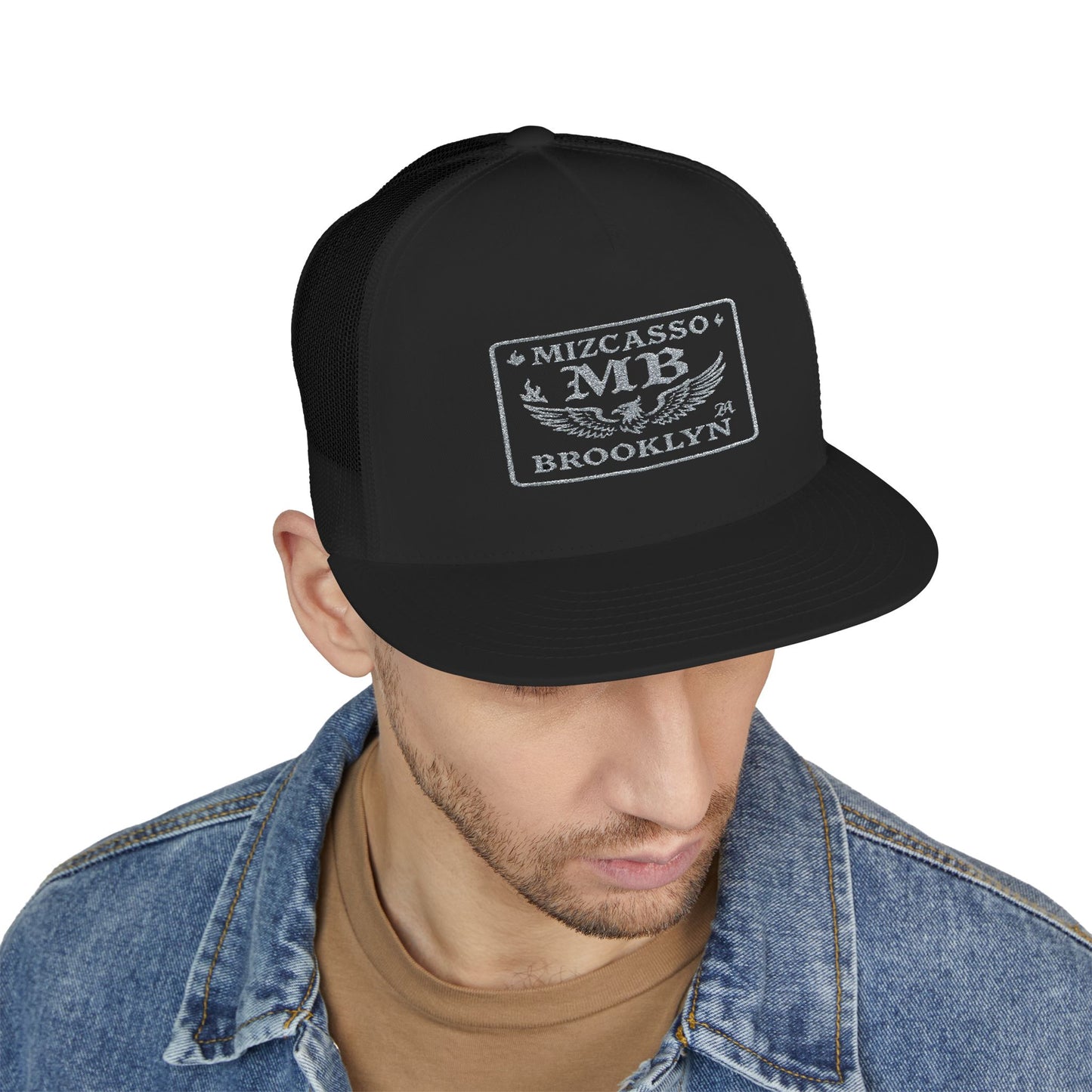 5 Panel Trucker Cap (Embroidery)
