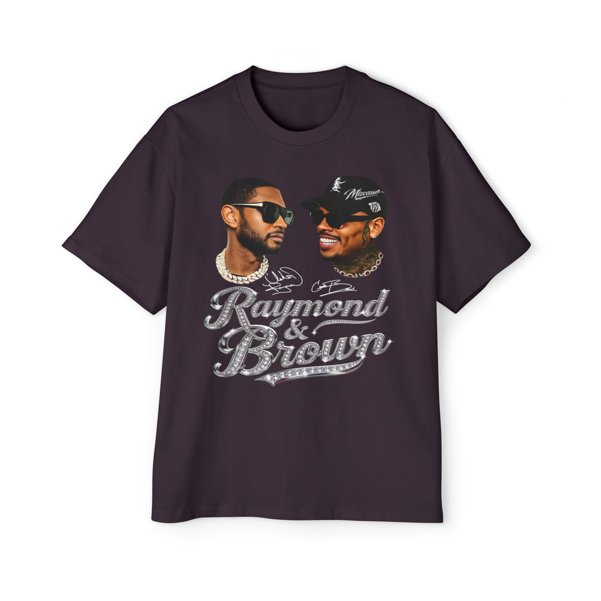 Men's Heavy Oversized Tee - Mizcasso Summer Time Cuffing Graphic