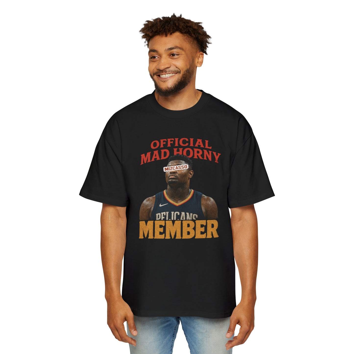 Funny Oversized Tee - Official Mad Horny Member