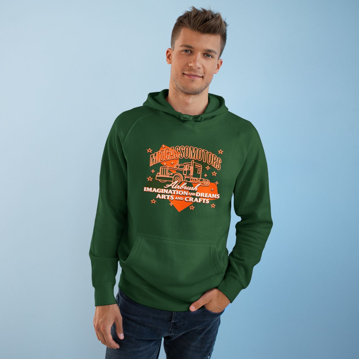 Retro Camper Hoodie — Imagination Dream Team Graphic