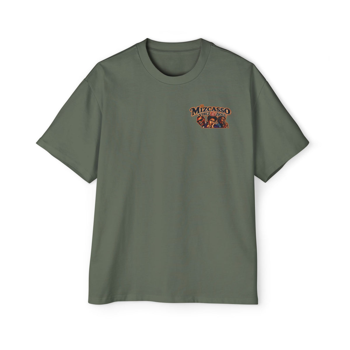 Oversized Men's Tee — Vintage Nightlife Graphic Streetwear