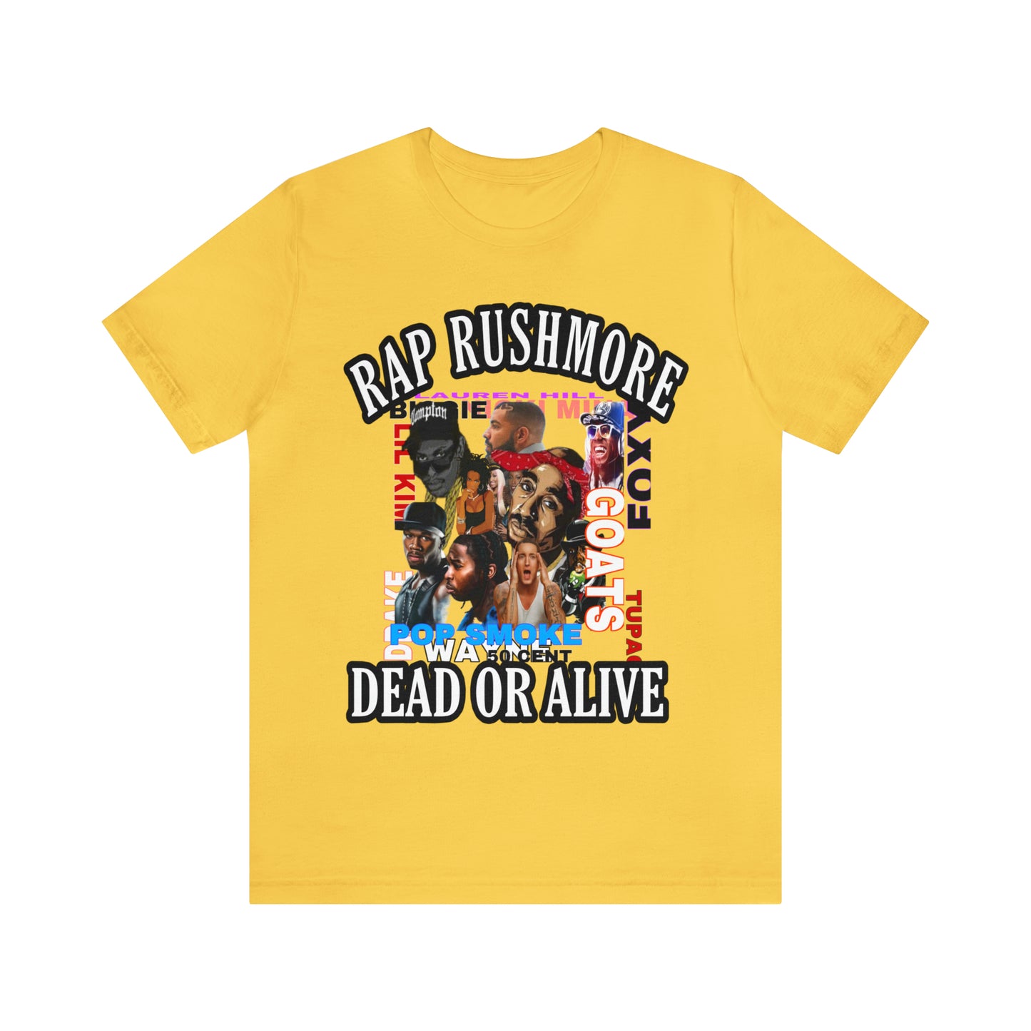 Rap RushMore  Short Sleeve Tee