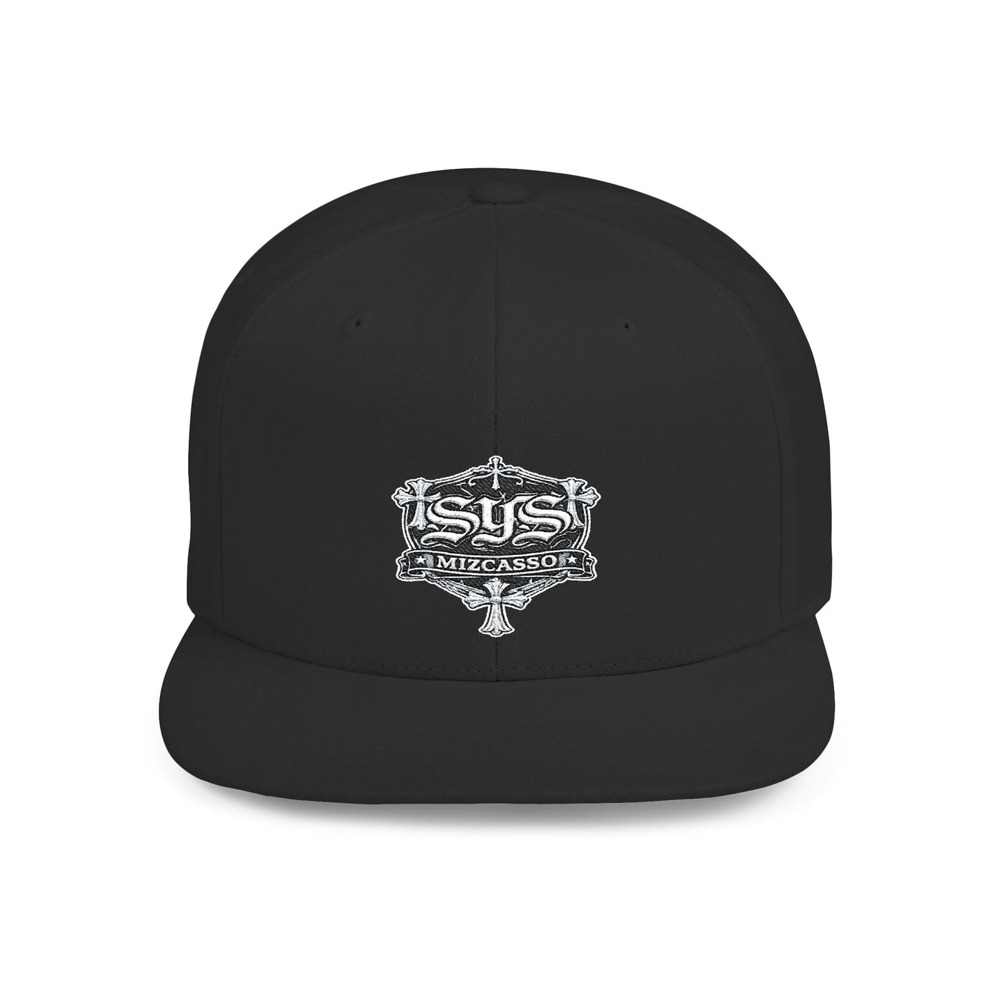 Suspect Style Flat Bill Snapback Hat — Urban Graffiti Logo Cap