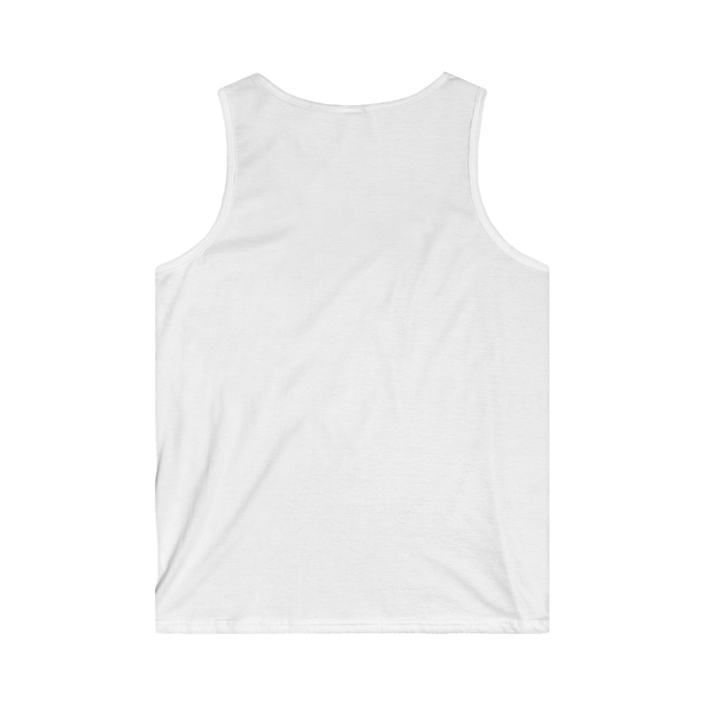 Chain Print Tank Top — Gold Monogram Baroque Graphic Men's Tank