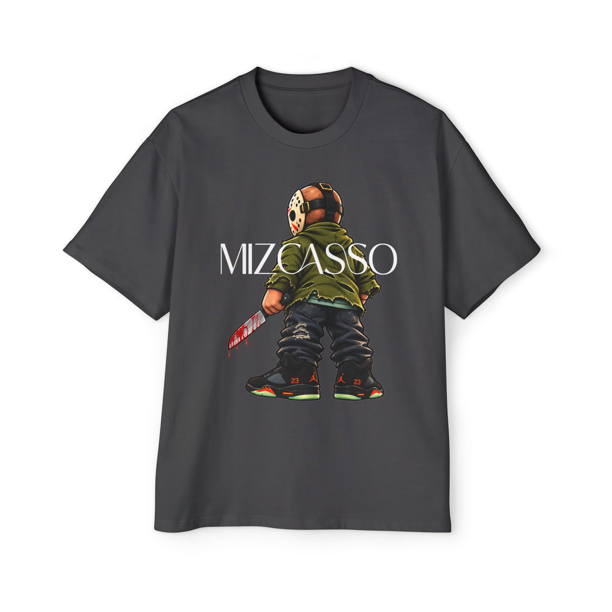 Men’s “CASS” Hockey Mask Skateboarder Graphic Tee