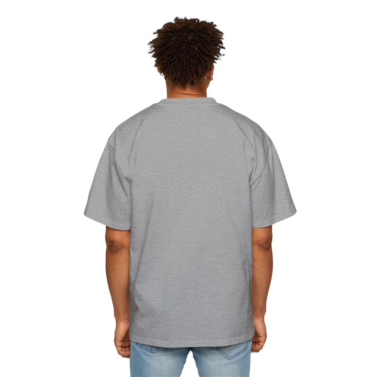 Men's Heavy Oversized Tee - Mizcasso Summer Time Cuffing Graphic