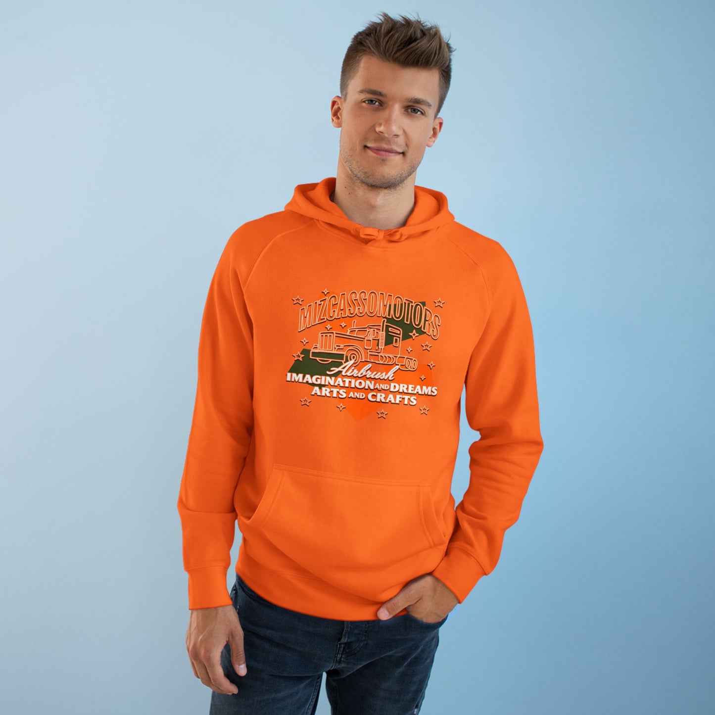Retro Camper Hoodie — Imagination Dream Team Graphic