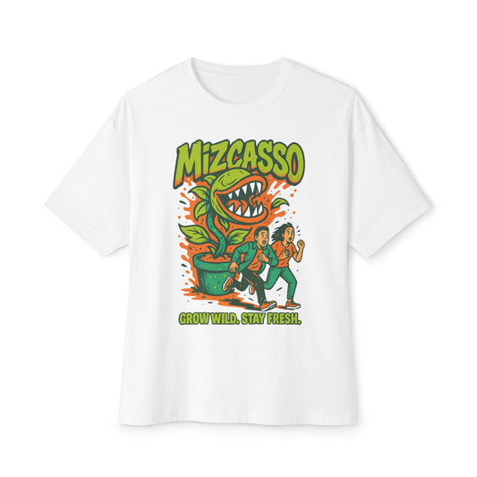 Mizcasso Grow Wild Stay Fresh Unisex Oversized Tee