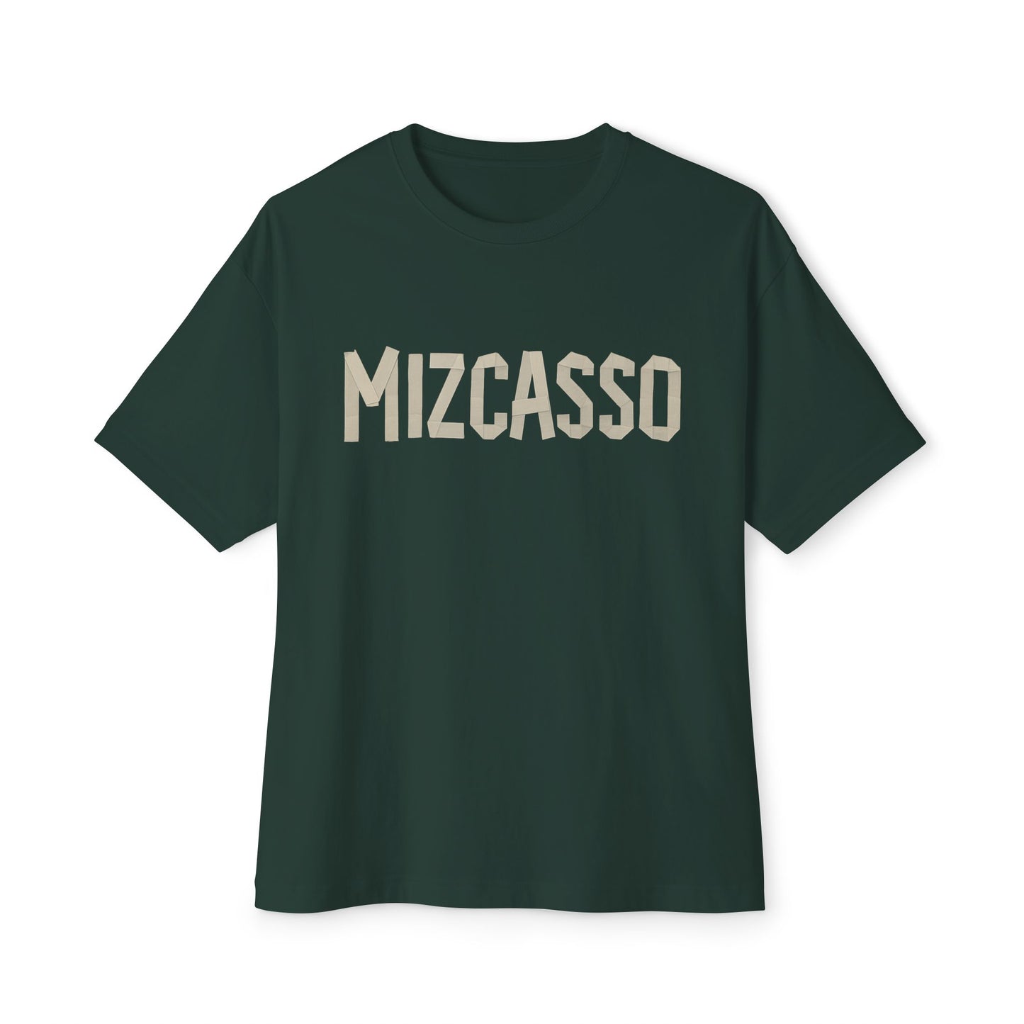 Mizcasso Boxy Tee - Unisex Oversized Graphic T-Shirt for Casual Style