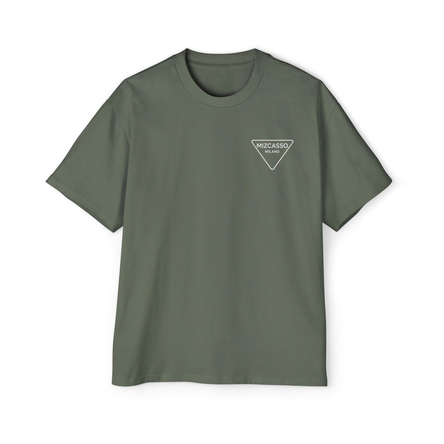 Men's Heavy Oversized Tee - Casual Chic Style with Mizcasso Milano Design