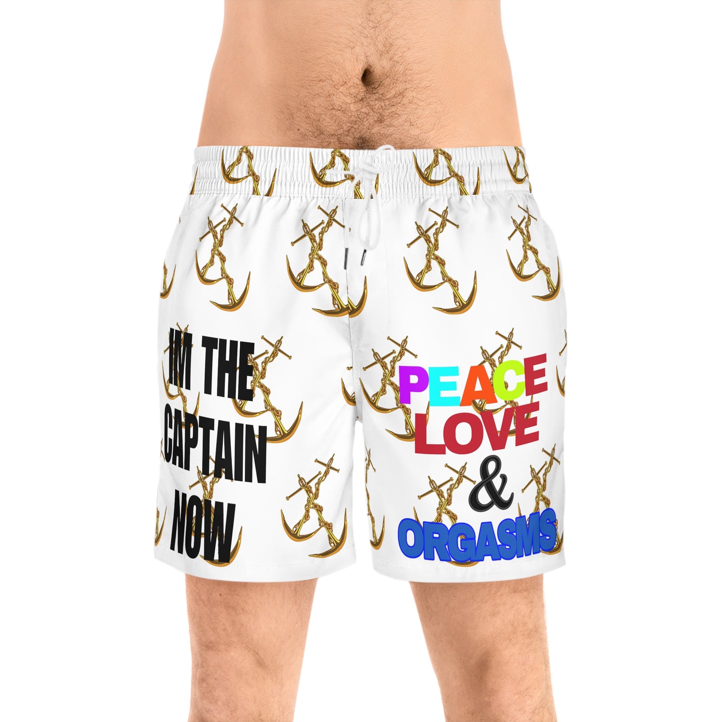 Men's Mid-Length Swim Shorts (AOP)