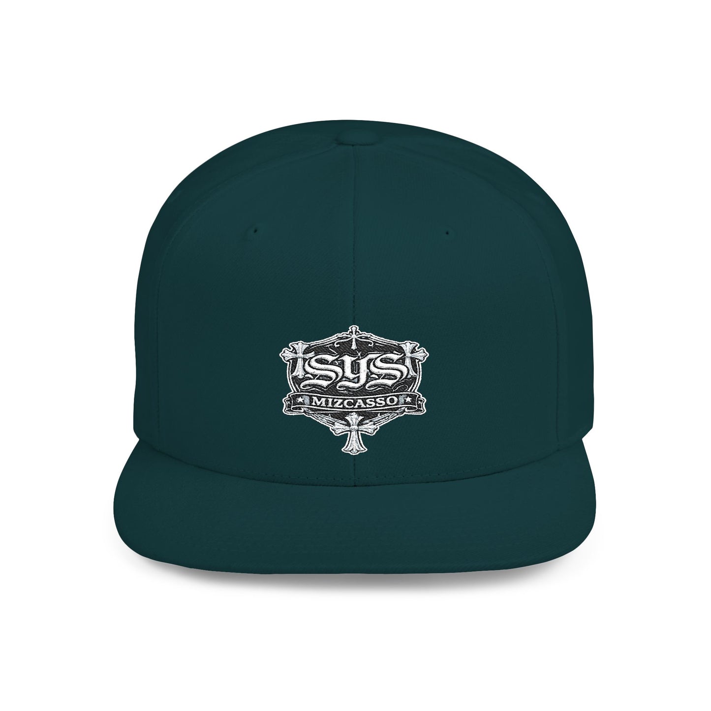 Suspect Style Flat Bill Snapback Hat — Urban Graffiti Logo Cap