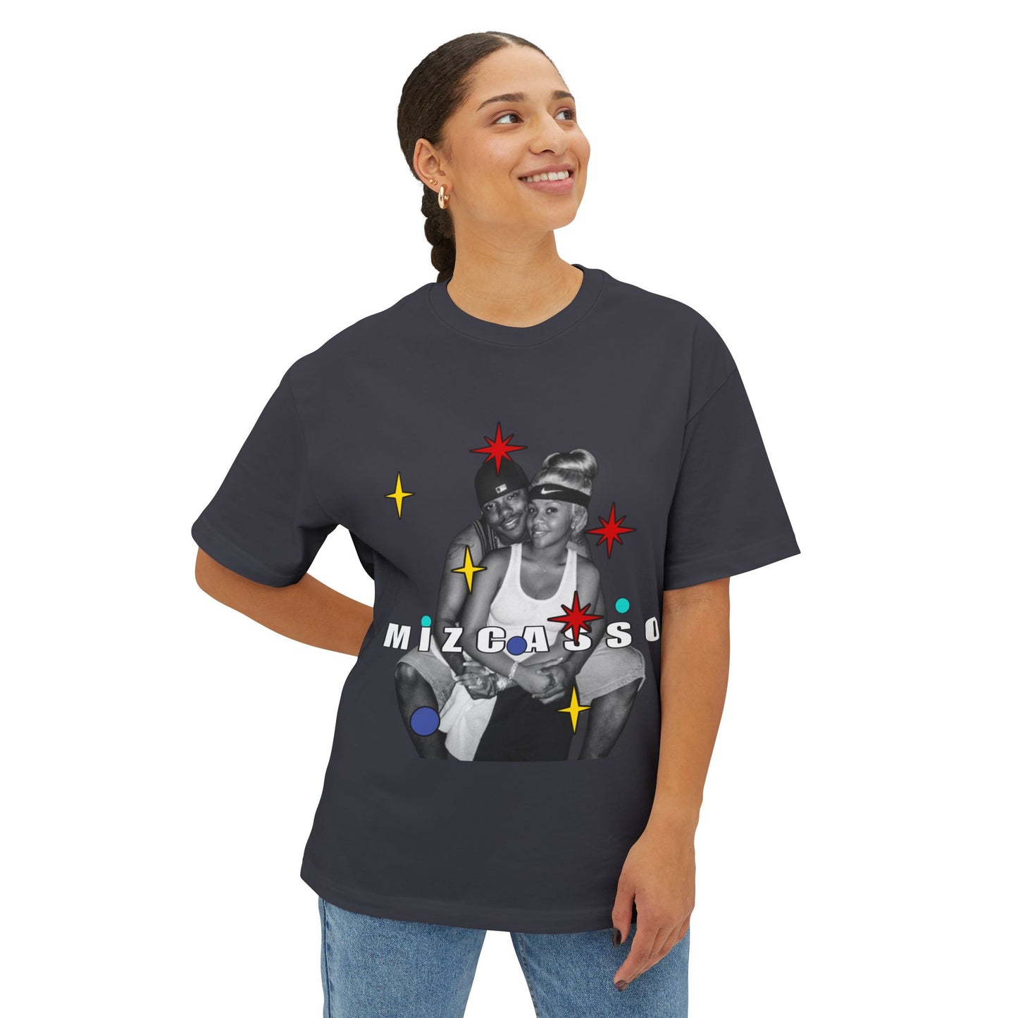 Retro Graphic Unisex Oversized Tee - Fun & Stylish Casual Wear
