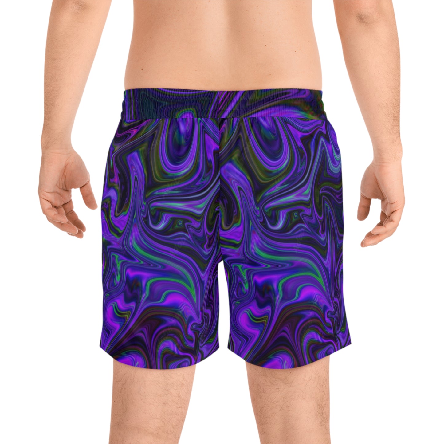 Men's Mid-Length Swim Shorts (AOP)