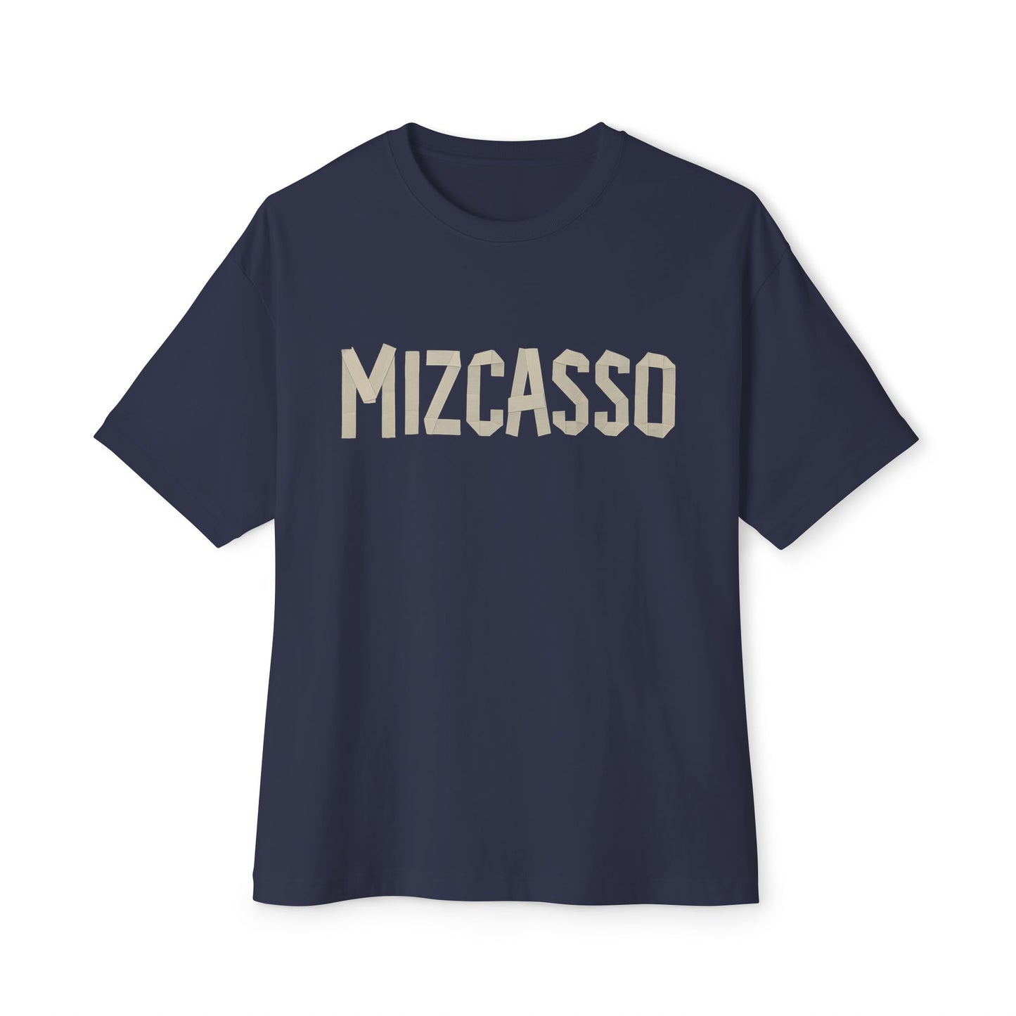 Mizcasso Boxy Tee - Unisex Oversized Graphic T-Shirt for Casual Style