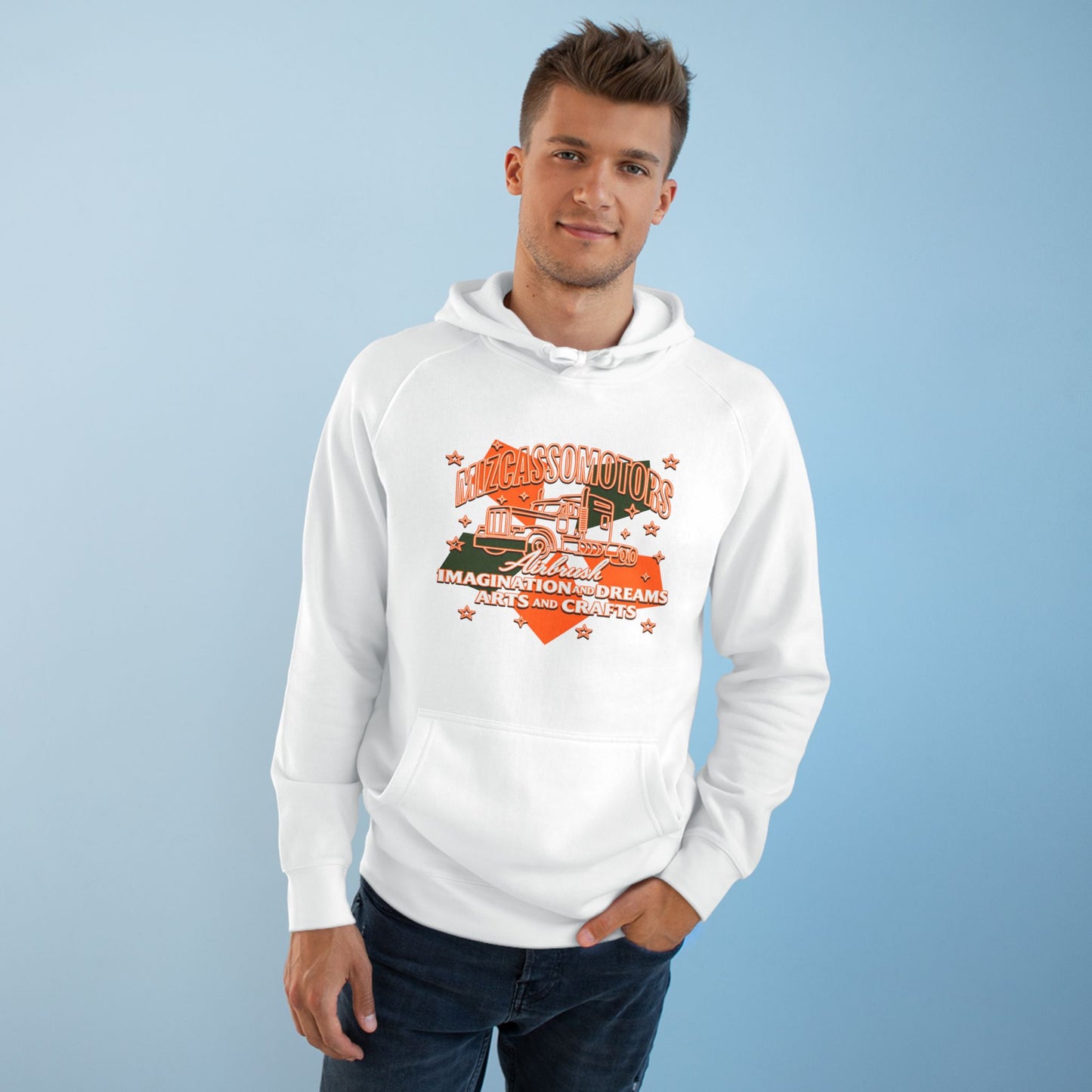 Retro Camper Hoodie — Imagination Dream Team Graphic