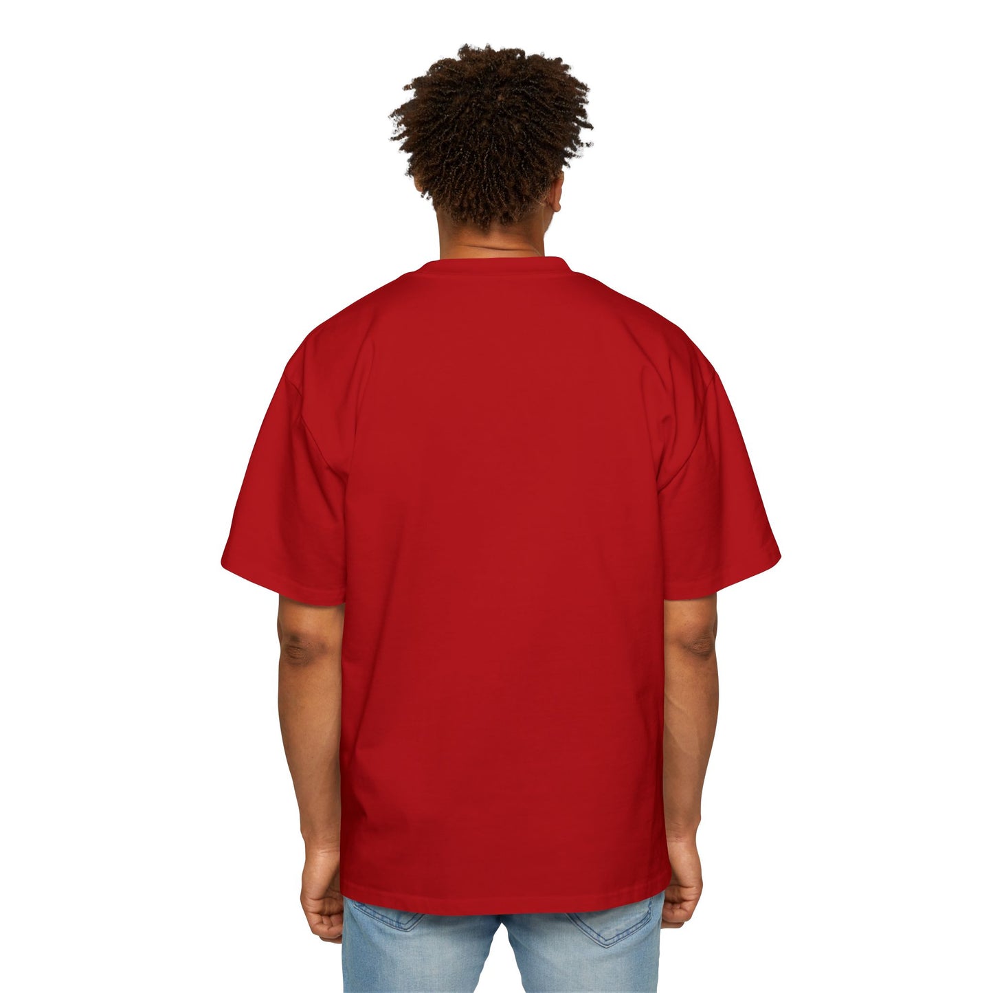 Men's Heavy Oversized Tee - Mizcasso Summer Time Cuffing Graphic