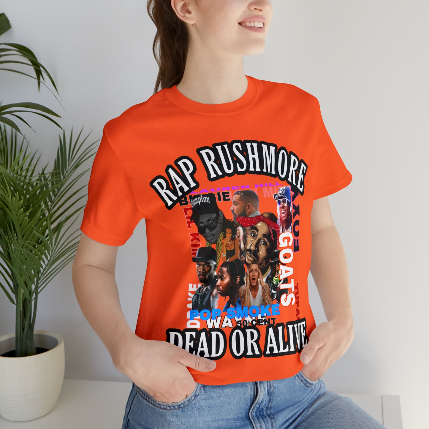 Rap RushMore  Short Sleeve Tee