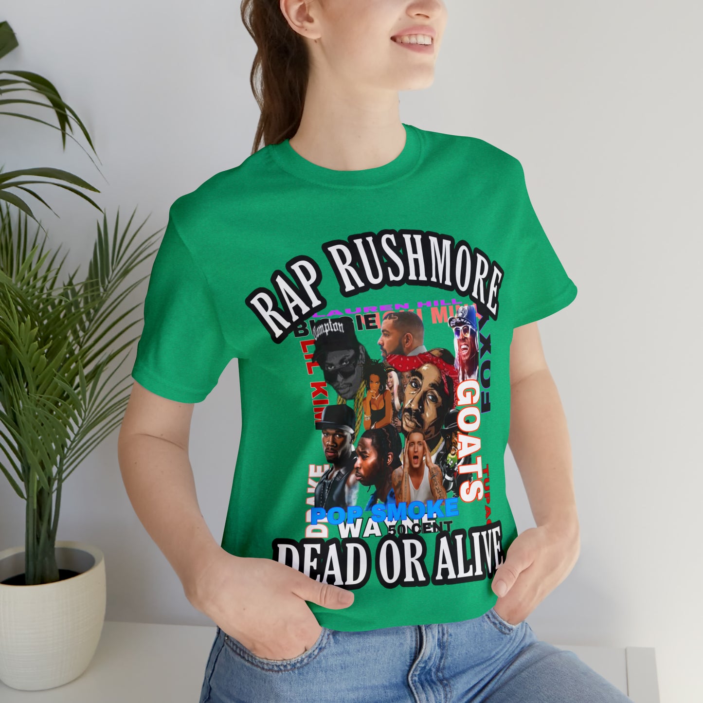 Rap RushMore  Short Sleeve Tee