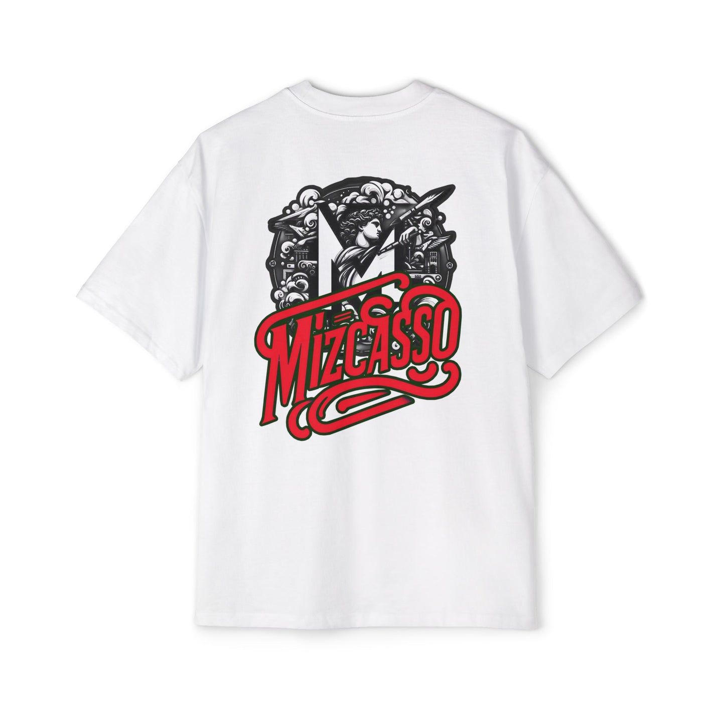 Men's Heavy Oversized Tee - Mizcasso Graphic Design