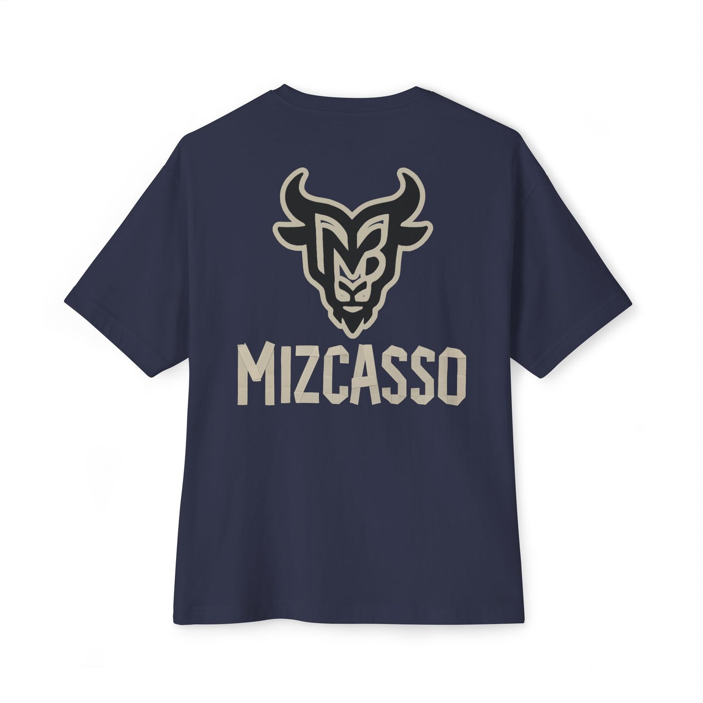 Mizcasso Boxy Tee - Unisex Oversized Graphic T-Shirt for Casual Style