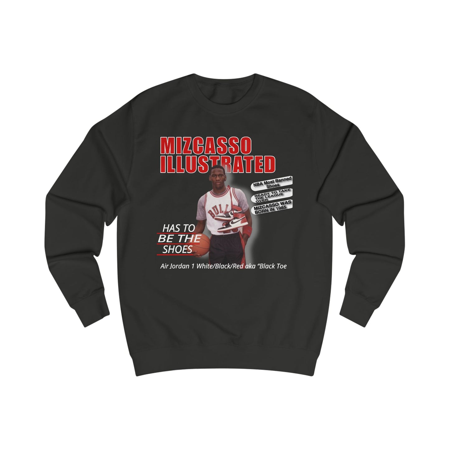 Mizcasso Illustrated Unisex Sweatshirt - Sporty Graphic Hooded Sweatshirt for Fans