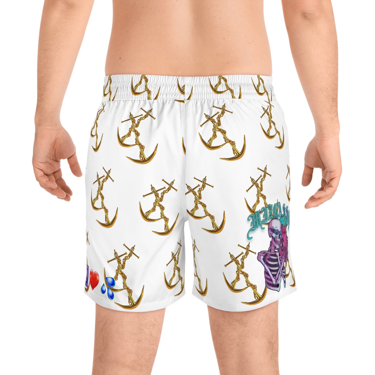 Men's Mid-Length Swim Shorts (AOP)