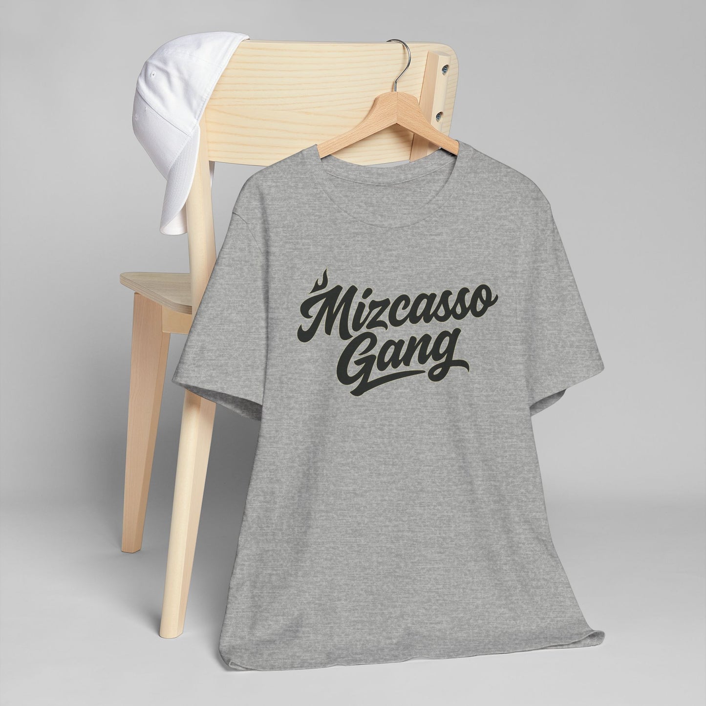 Mizcasso Gang Unisex Jersey T-Shirt - Trendy Graphic Tee for Casual Style