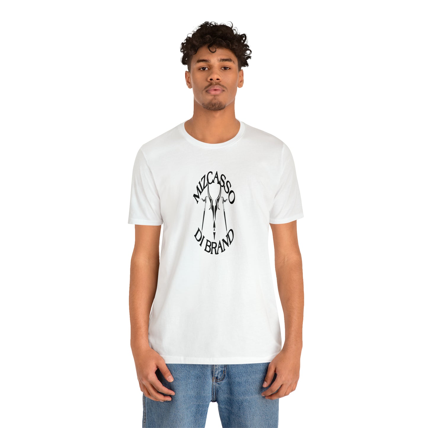 Mizcasso brand logo Short Sleeve Tee