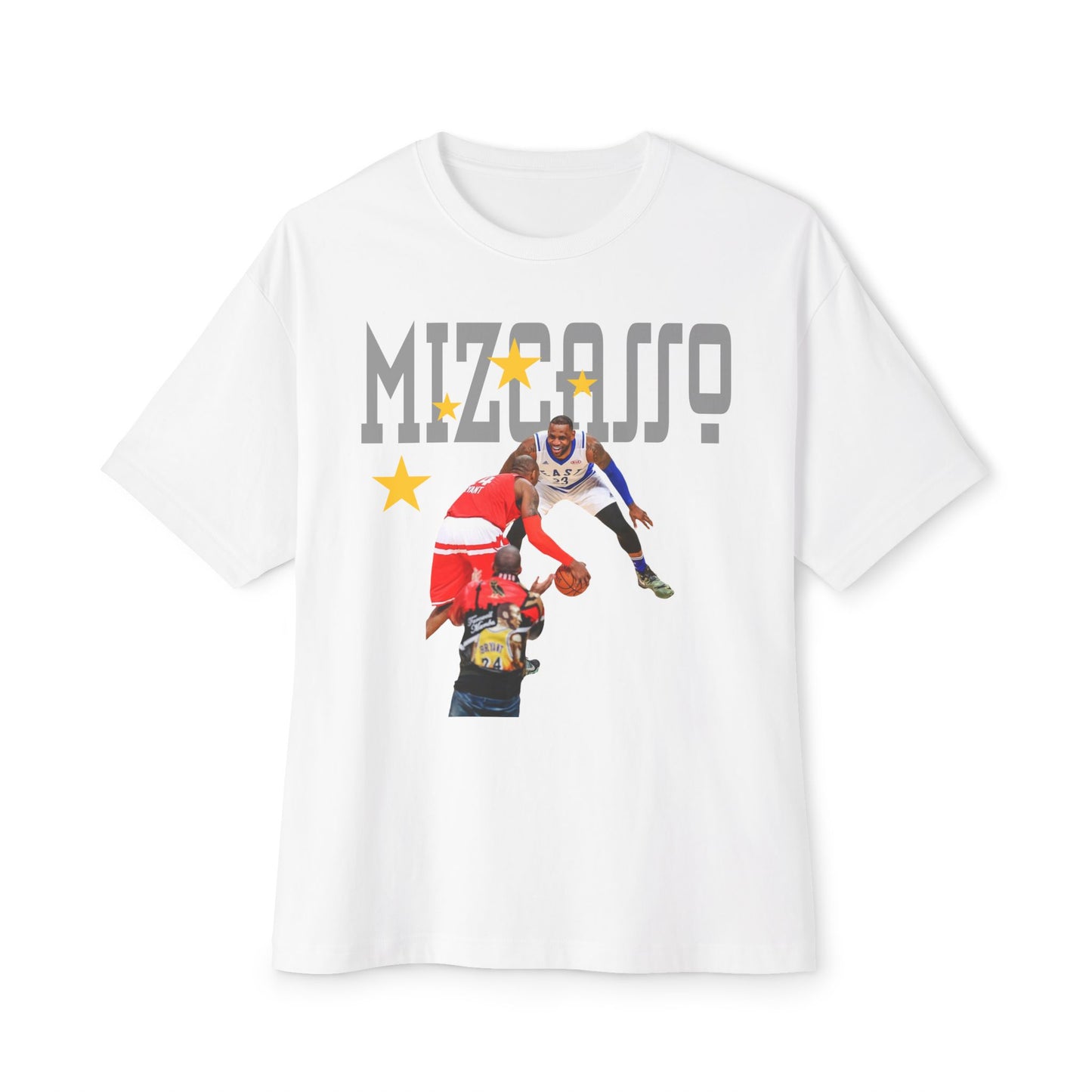 Basketball Graphic Tee — "Mizbasso" Retro Player Design