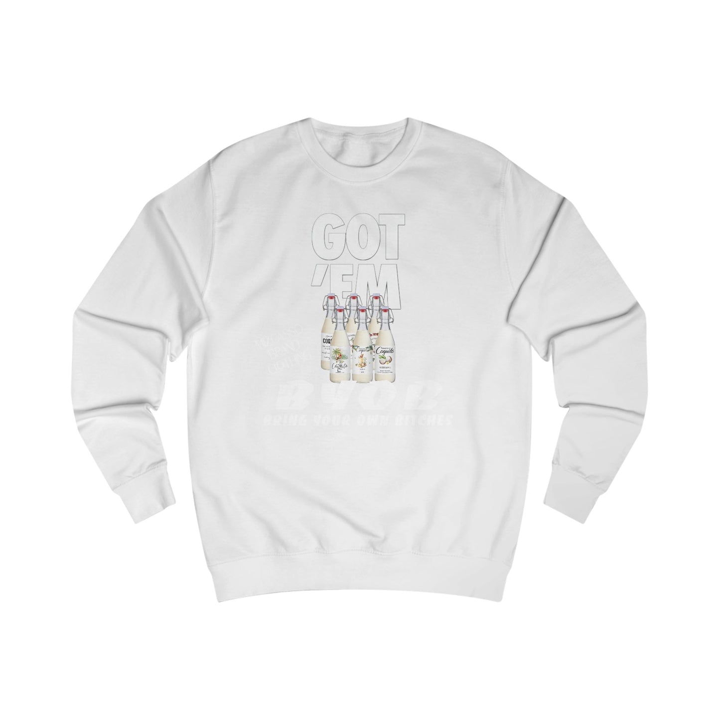 Sweatshirt — 'Go Team' Bottle Graphic Crewneck
