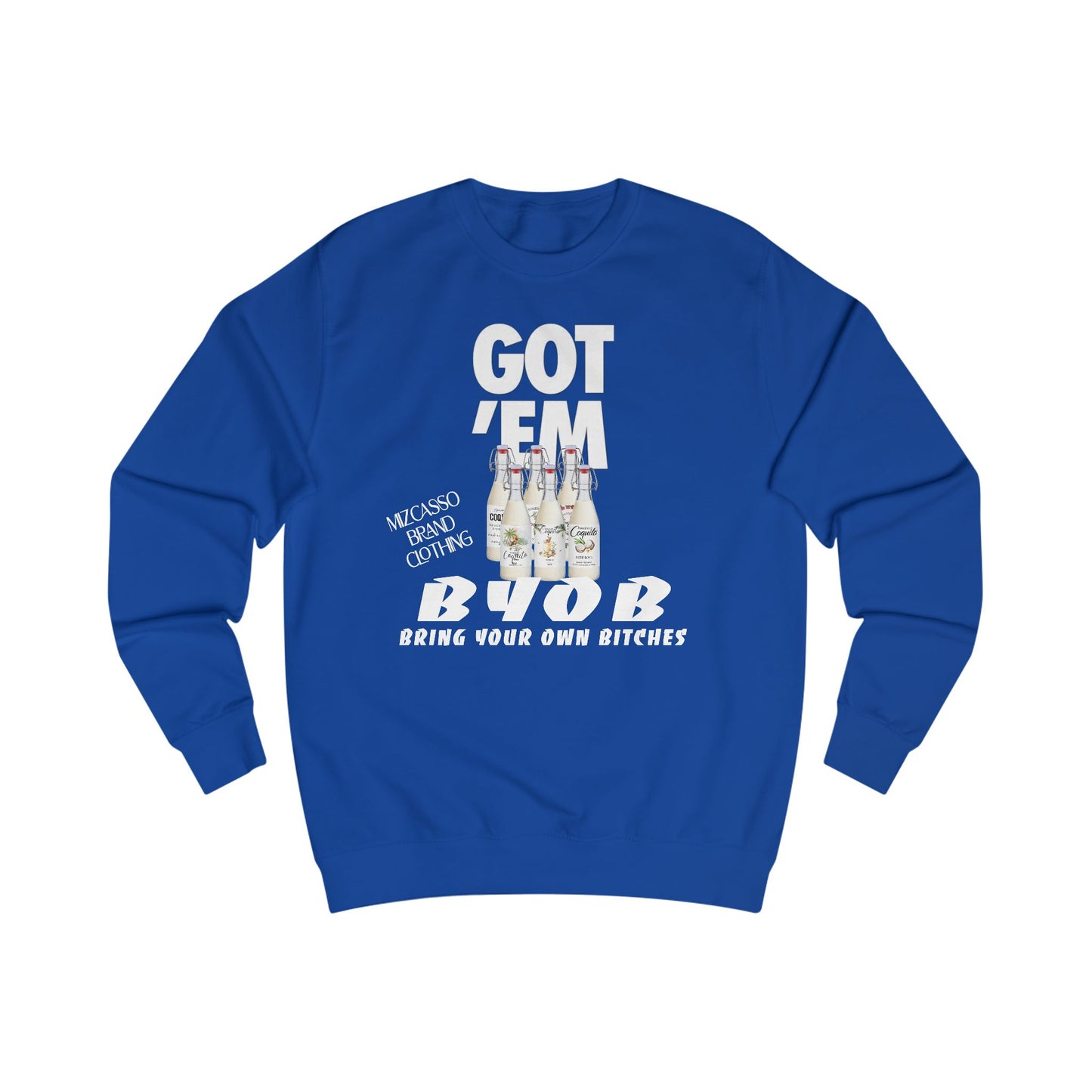 Sweatshirt — 'Go Team' Bottle Graphic Crewneck