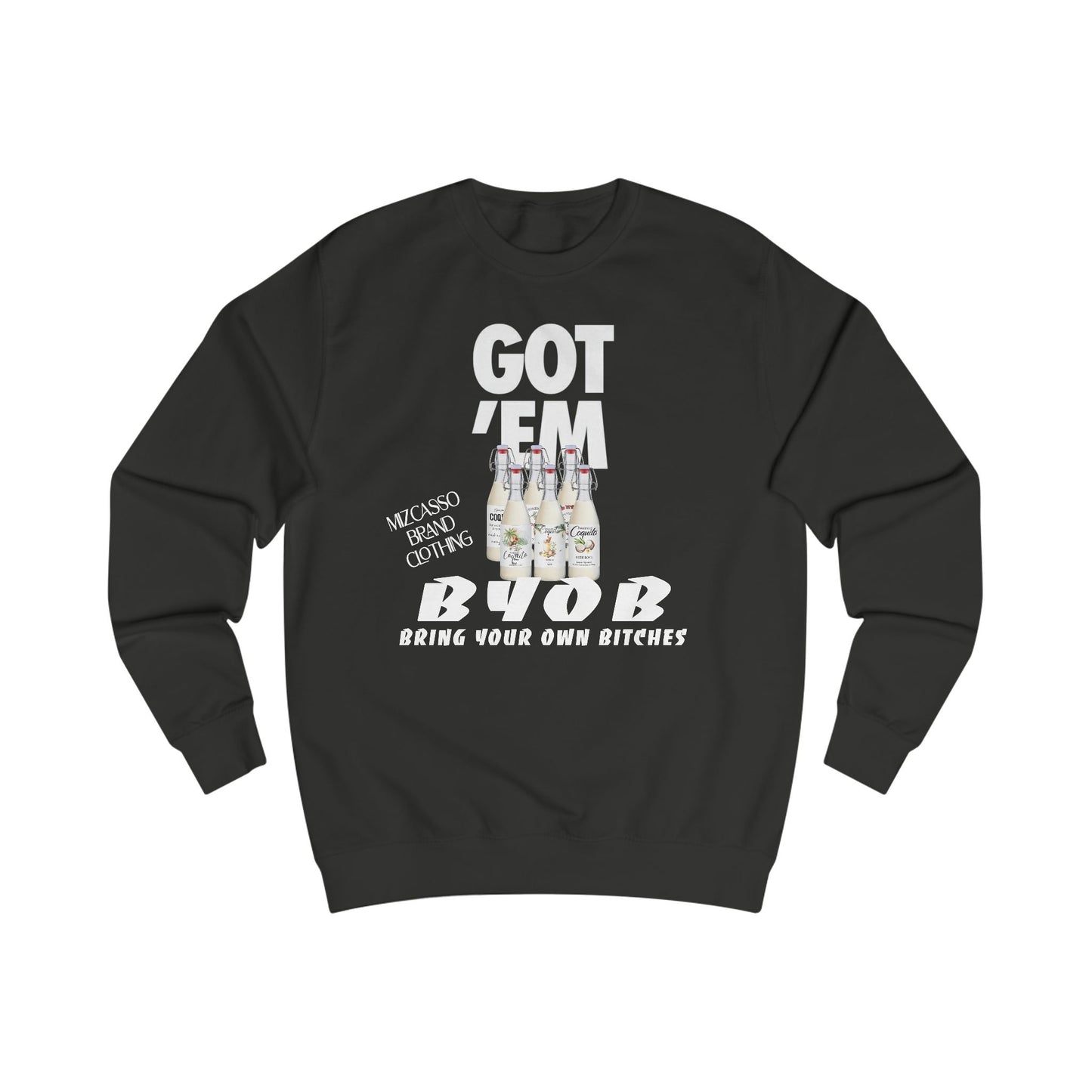 Sweatshirt — 'Go Team' Bottle Graphic Crewneck