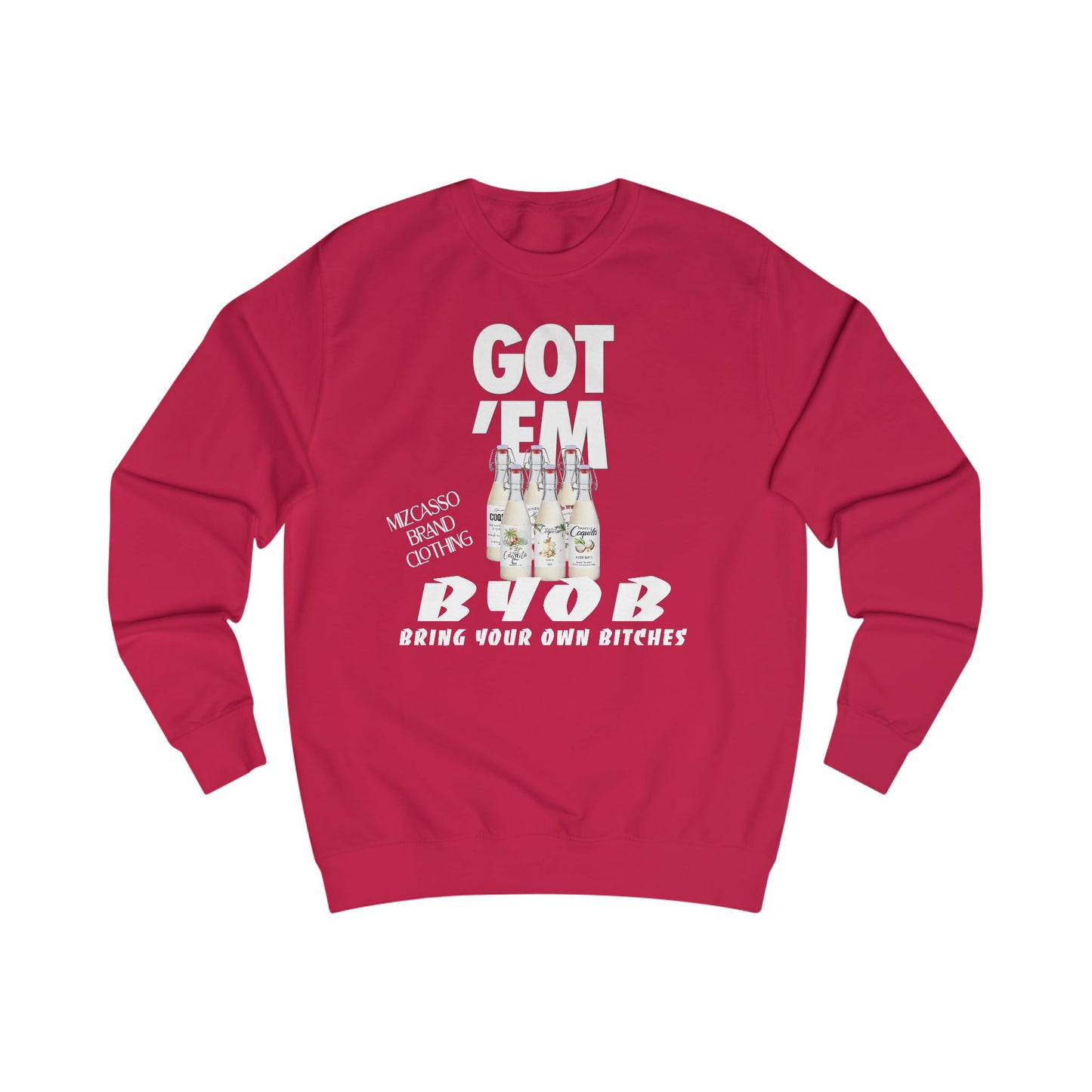 Sweatshirt — 'Go Team' Bottle Graphic Crewneck