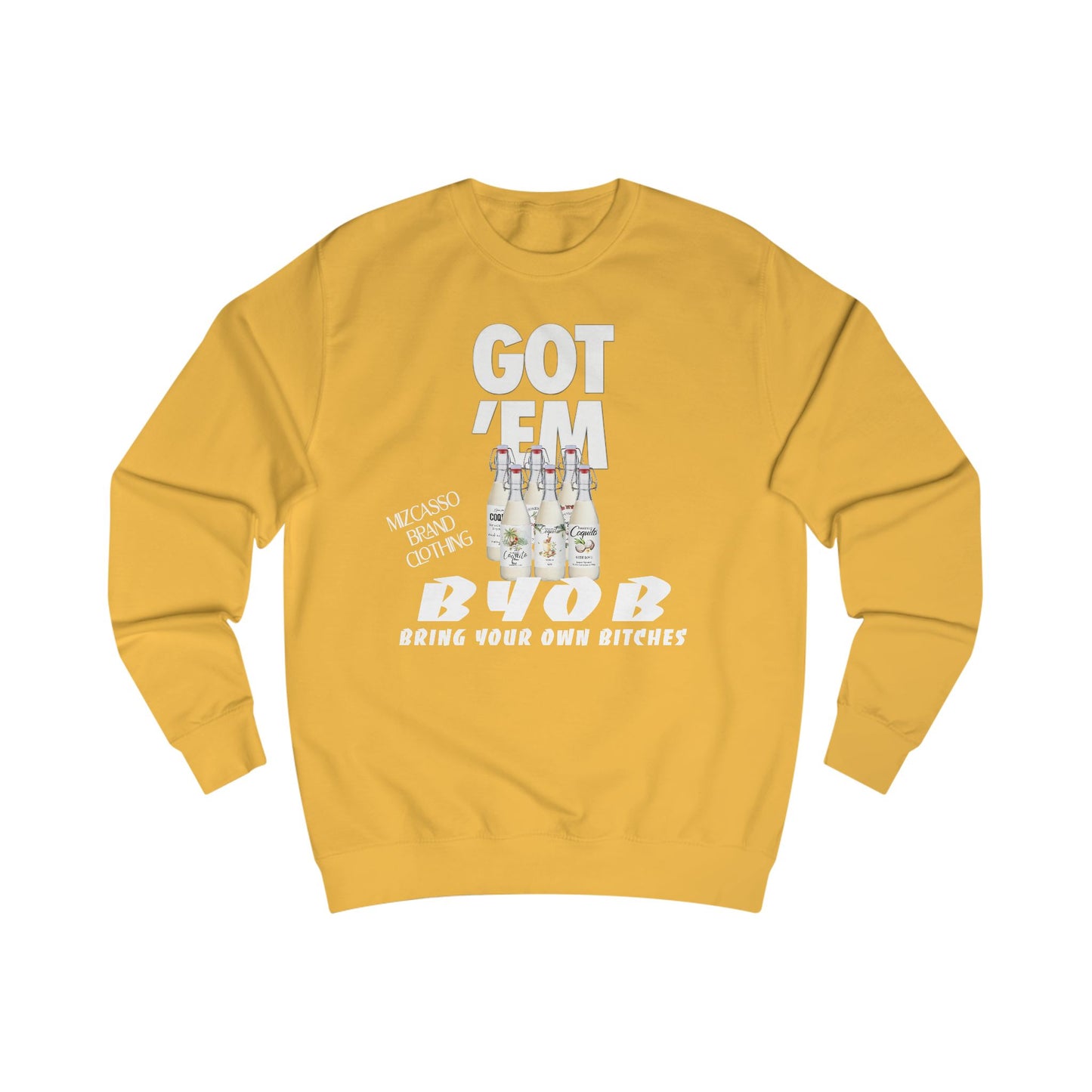 Sweatshirt — 'Go Team' Bottle Graphic Crewneck