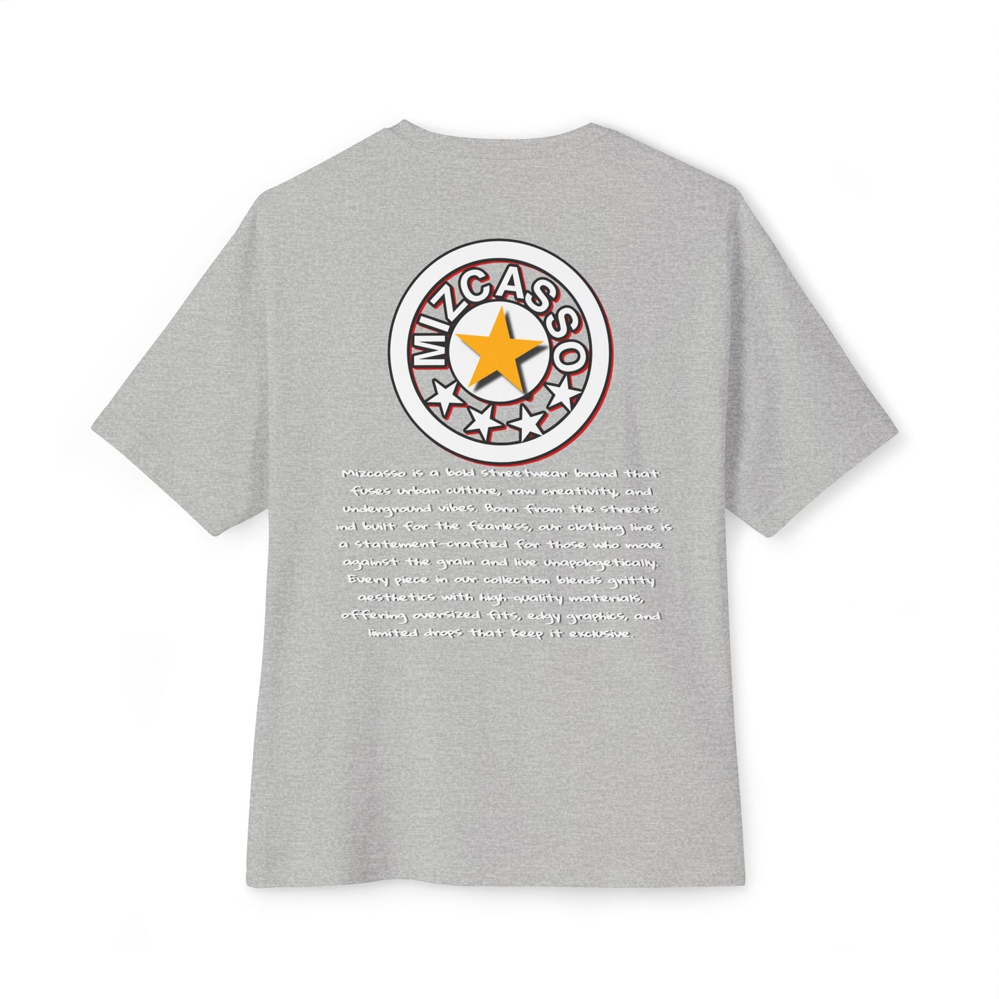 Unisex Oversized Boxy Tee - Retro Graphic Star Design