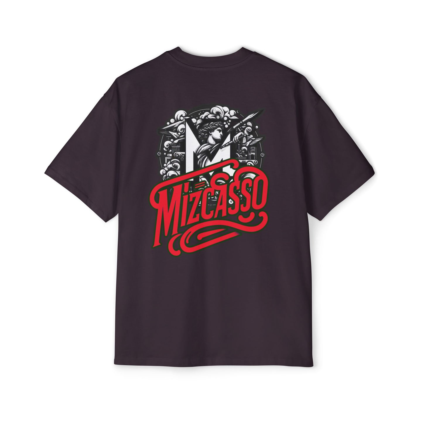 Men's Heavy Oversized Tee - Mizcasso Graphic Design