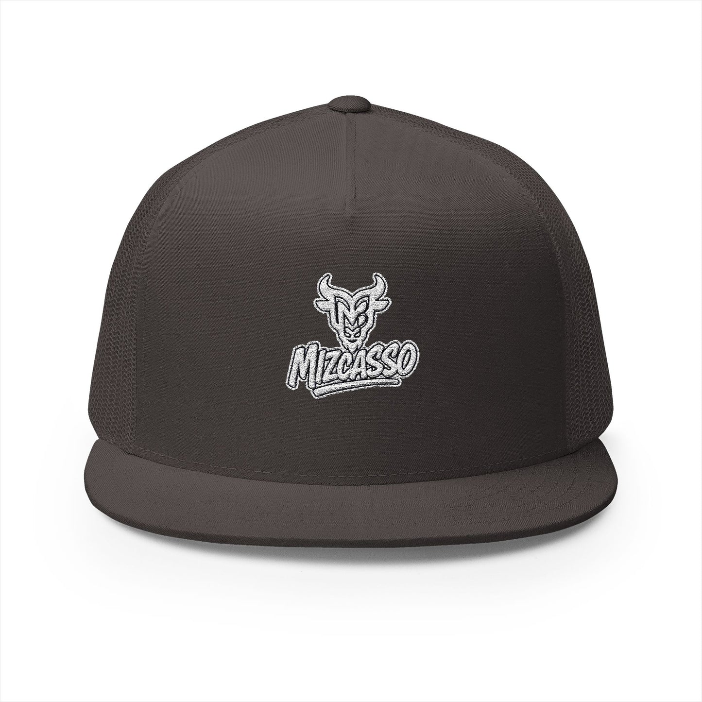Mizcasso Embroidered 5 Panel Trucker Cap - Stylish & Versatile Headwear