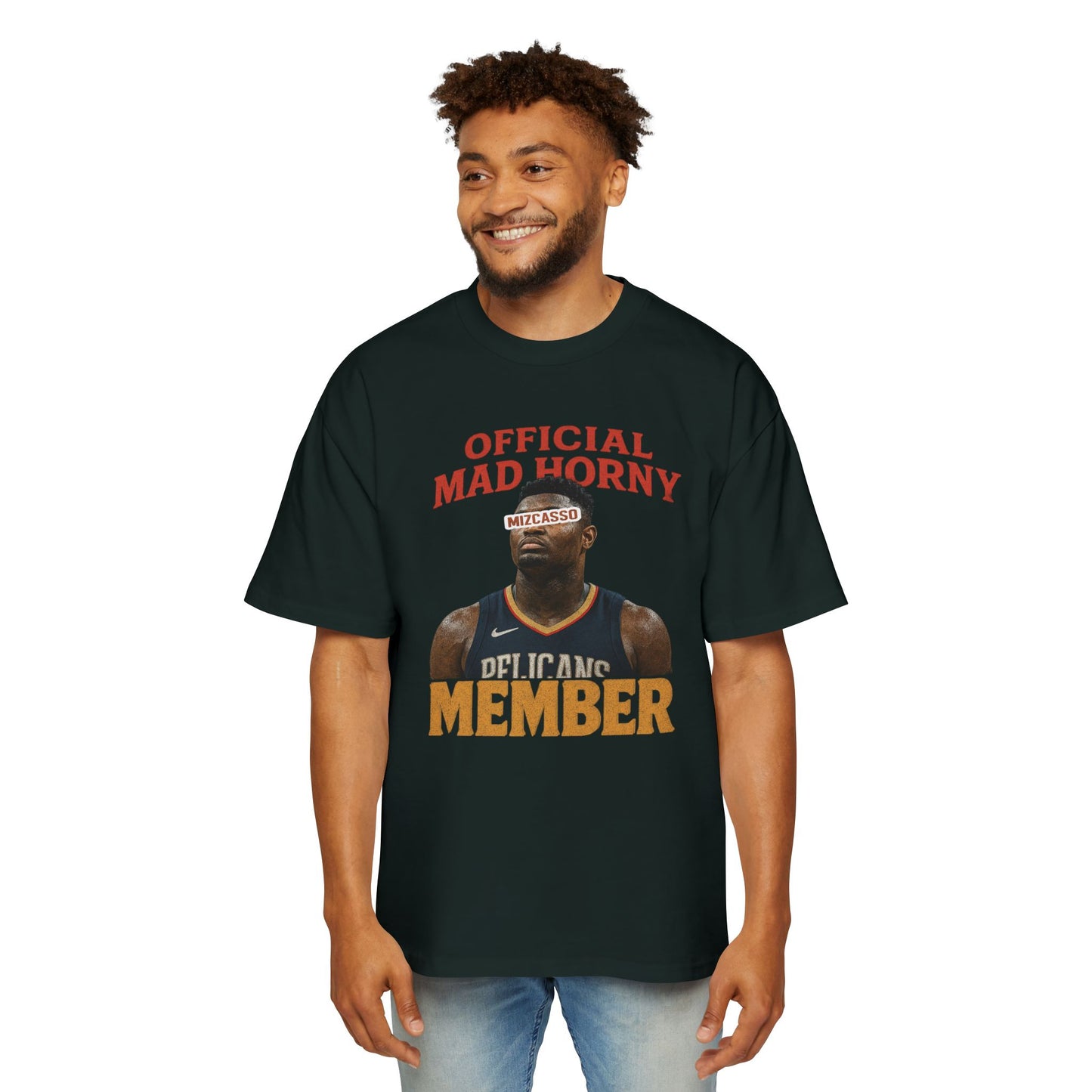 Funny Oversized Tee - Official Mad Horny Member