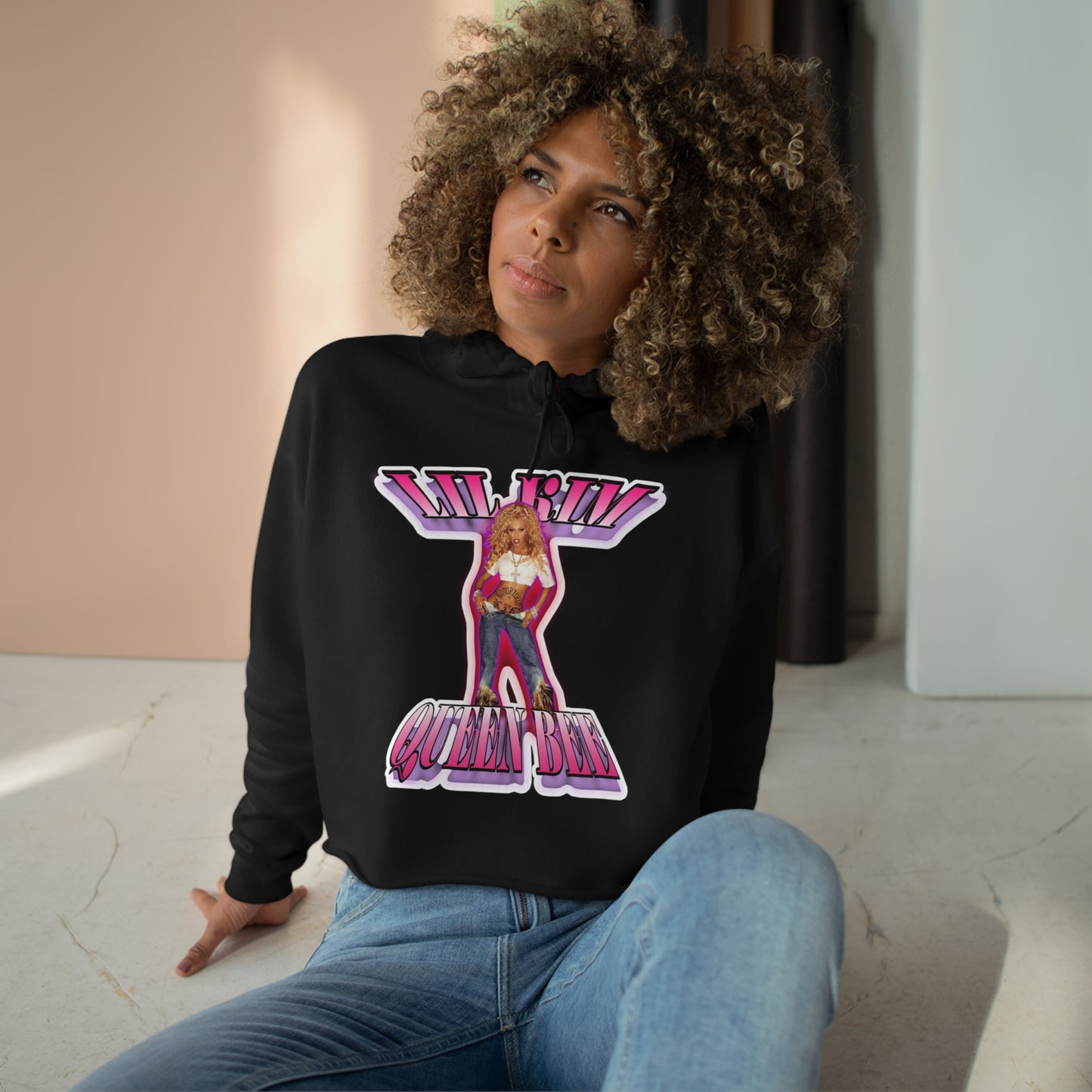 lil Kim tribute Crop Hoodie